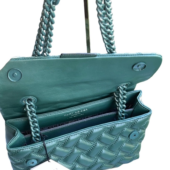 Kurt Geiger LEATHER KENSINGTON DRENCH BAG - Picture 3 of 5